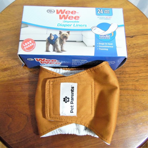 Pet Parents Male Dog Belly Band and Liners - Picture 8 of 8